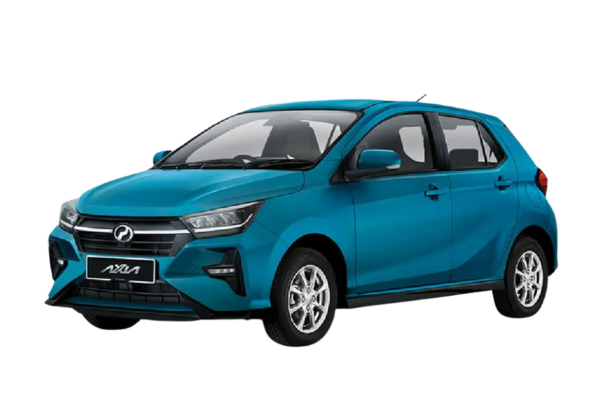 Perodua Axia rental car in Sabah
